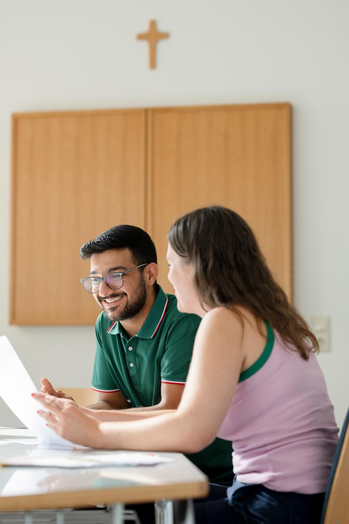 Foto von einer Beratungssituation.