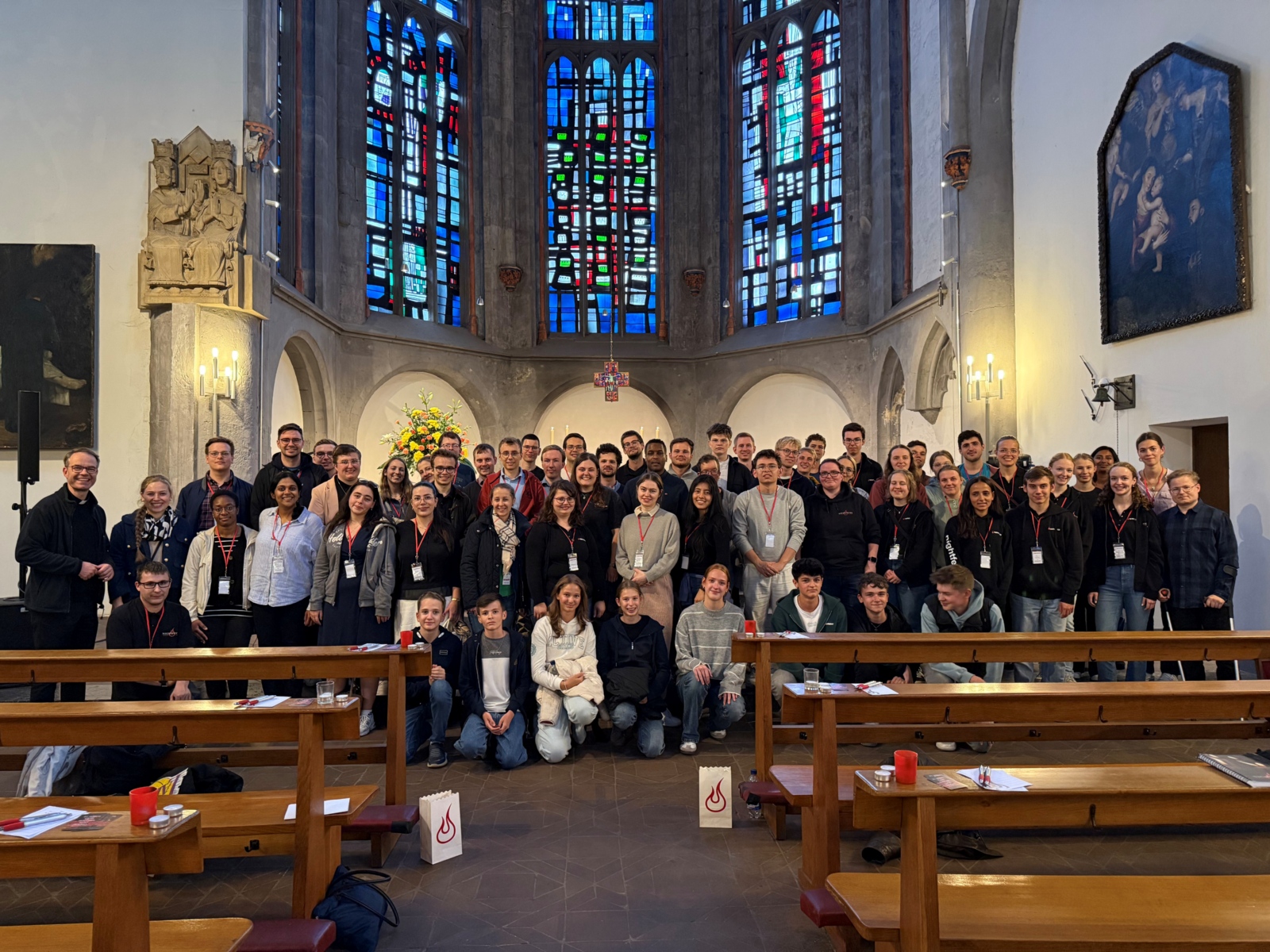 Gruppenfoto vom Nightfever-Treffen in Aachen