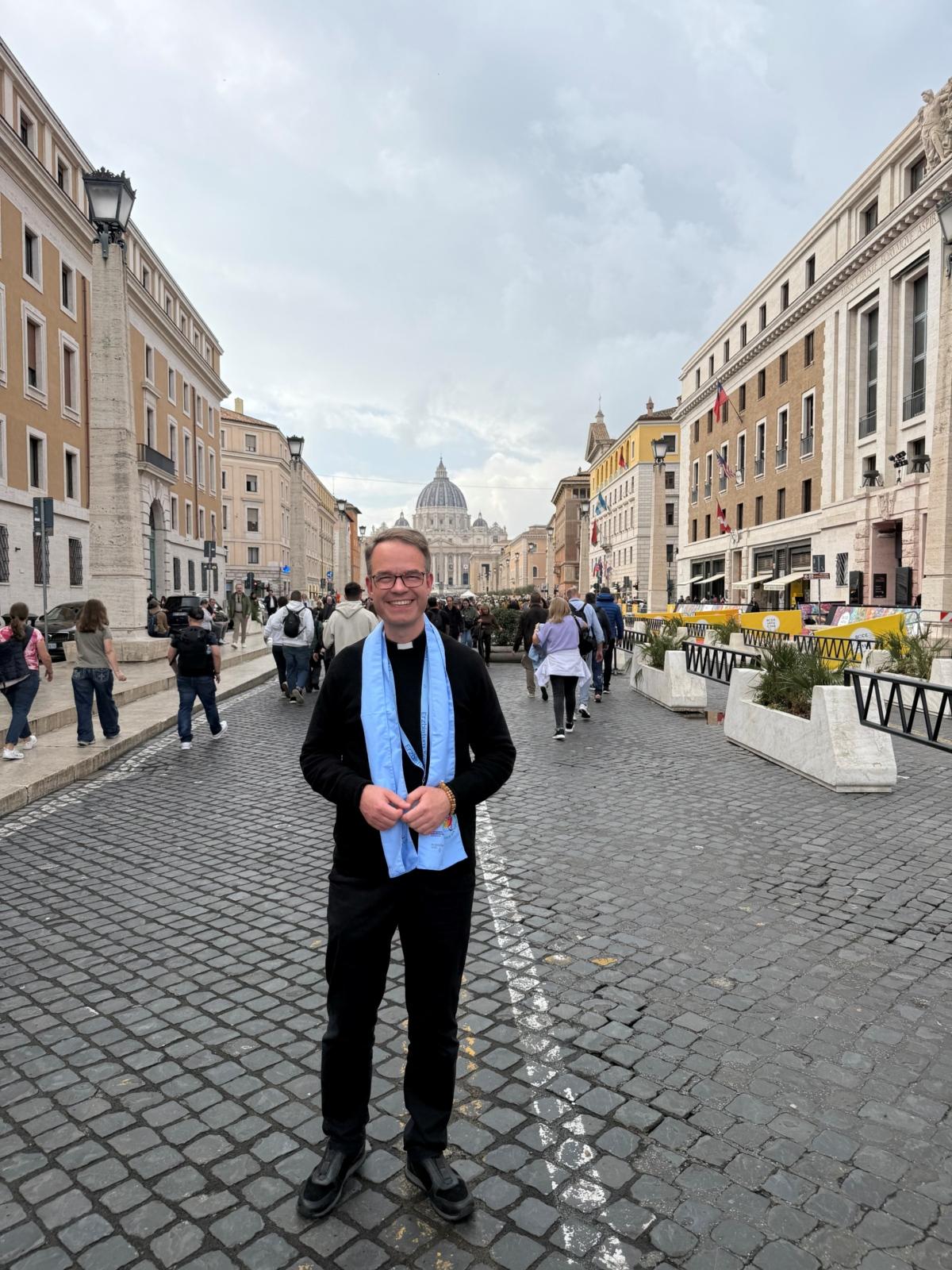 Foto von Pfarrer Andreas Süß in Rom
