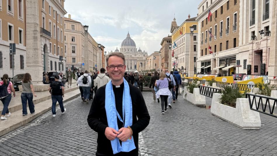 Foto von Pfarrer Andreas Süß in Rom