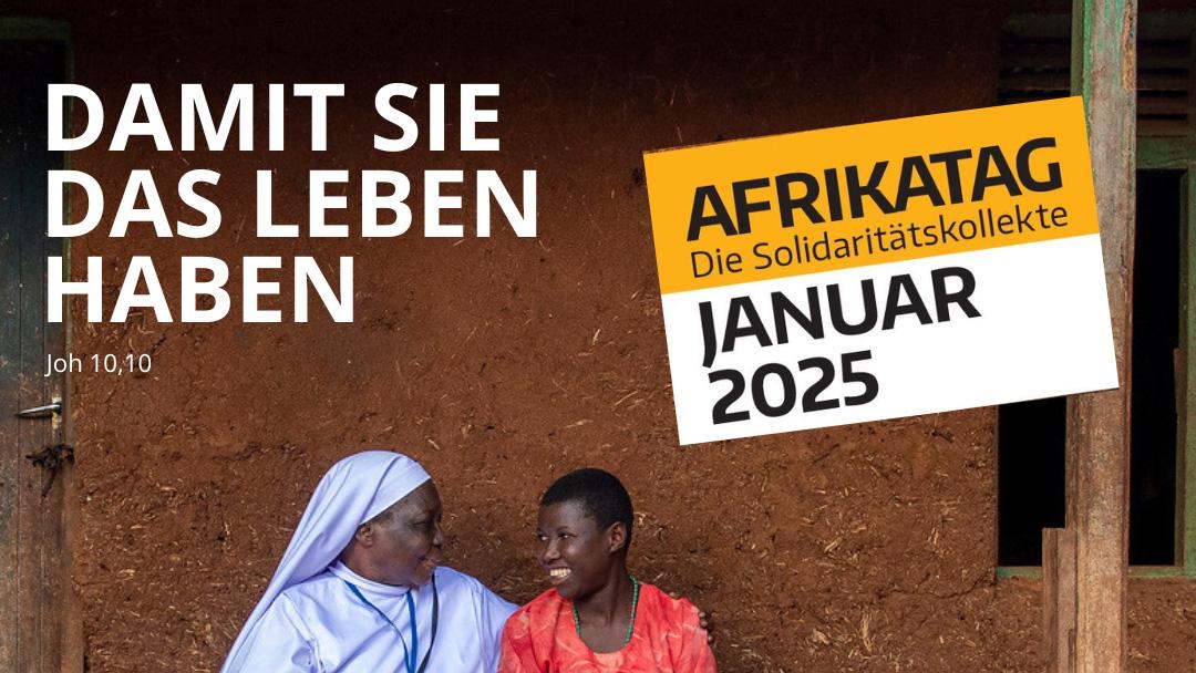 Plakat zum Afrikatag 2025 von missio