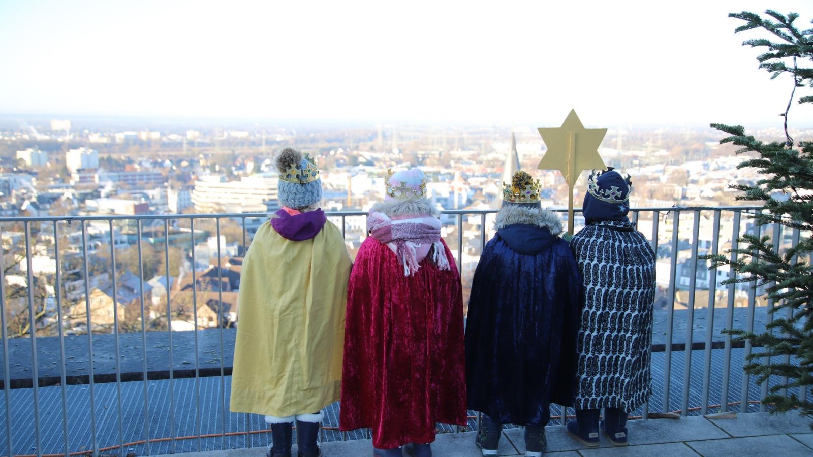 Besuch der Sternsinger im KSI 2024 (Archivbild)