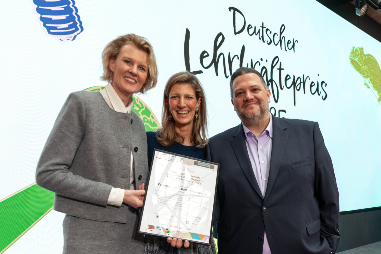 Foto von der Verleihung des Deutschen Lehrkräftepreises in Berlin