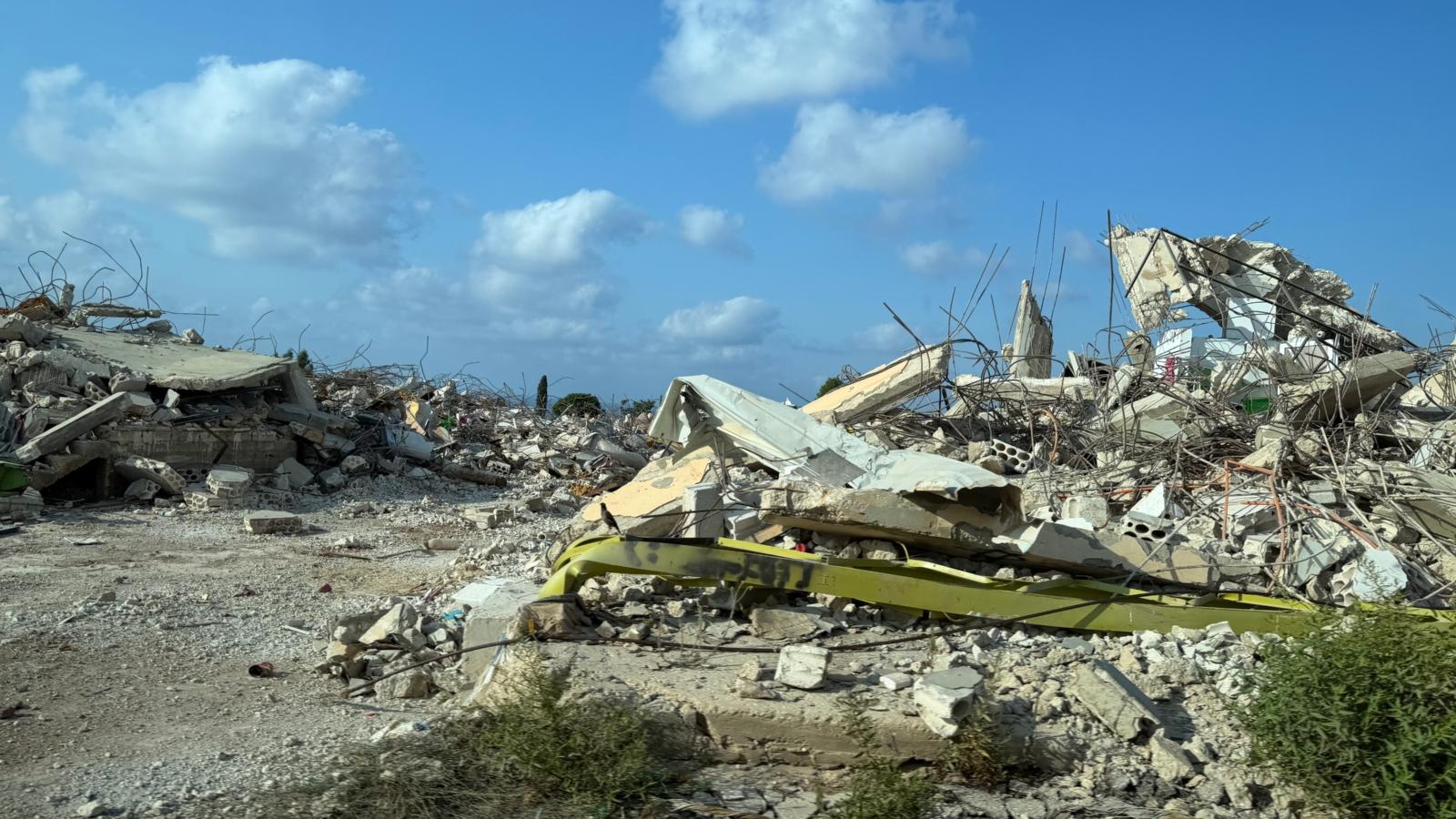 Zerstörungen im Südlibanon im Krieg zwischen Israel und der Hisbollah.