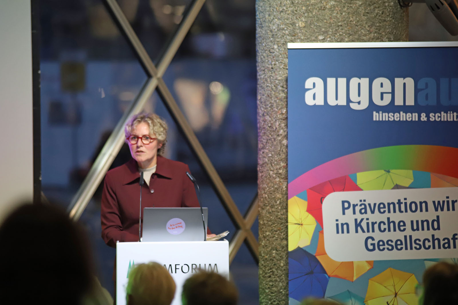 Katja Birkner bei der Veranstaltung anlässlich des 15-jährigen Bestehens der Stabsstelle Prävention.