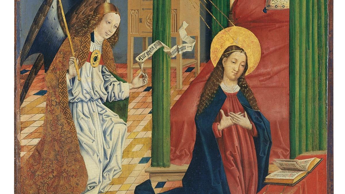 „Verkündigung der Geburt Christi“ von Johann Koerbecke