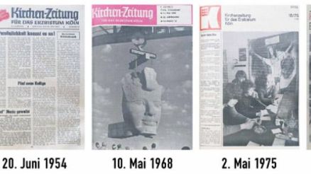 Im Lauf der Jahre haben sich die Titelblätter der Kirchenzeitung verändert.