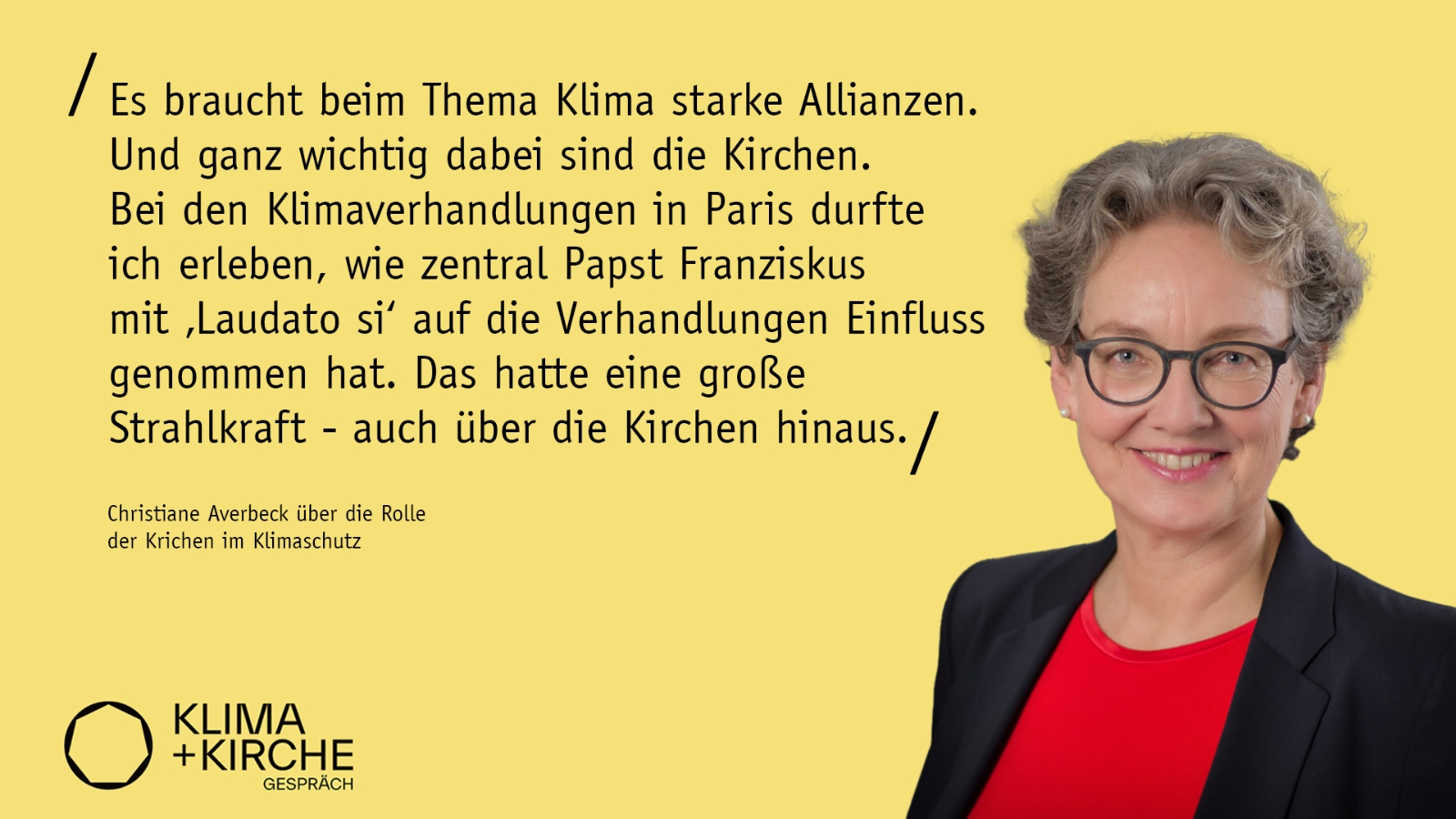 Klima Kirche-Podcast: Gespräch mit Dr. Christiane Averbeck