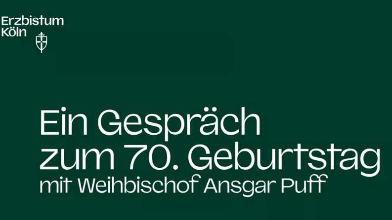 Bild Podcast Weihbischof Puff 70. Geburtstag