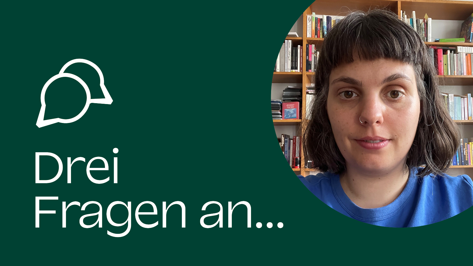 Drei Fragen an... Vera Sturm