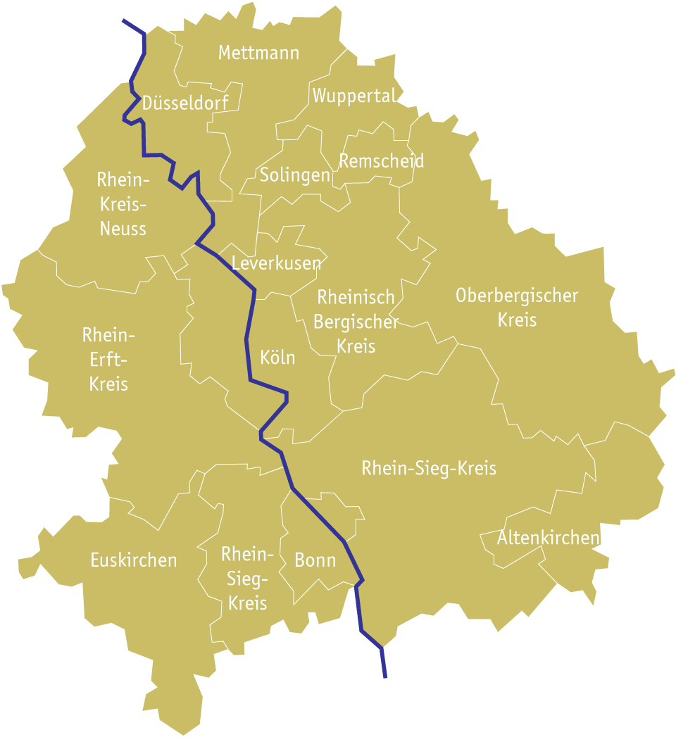 Erzbistum Köln Karte
