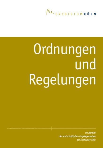 Ordnung Kirchensteuer- und Wirtschaftsrat - Cover