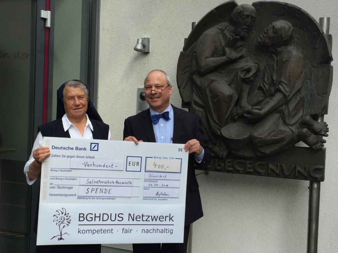 Spende Schule Nazareth