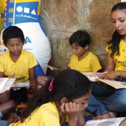 Zu Hause und Zukunft für brasilianische Straßenkinder