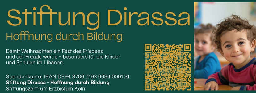 Spendenanzeige Stiftung Dirassa