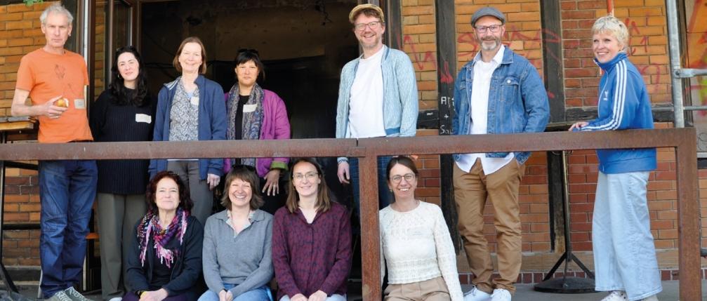 Workshop mit den Künstlern im April 2025 in Utopiastadt mit den Künstlern