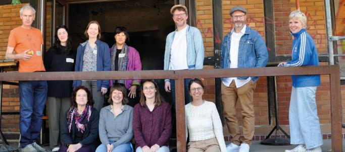 Workshop mit den Künstlern im April 2025 in Utopiastadt mit den Künstlern