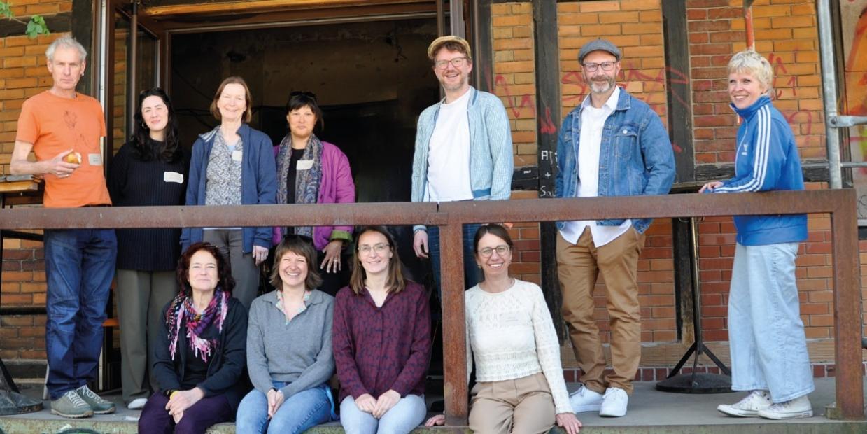 Workshop mit den Künstlern im April 2025 in Utopiastadt mit den Künstlern