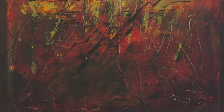 Der Gang nach Emmaus - Bildausschnitt (Renate Koziolek)