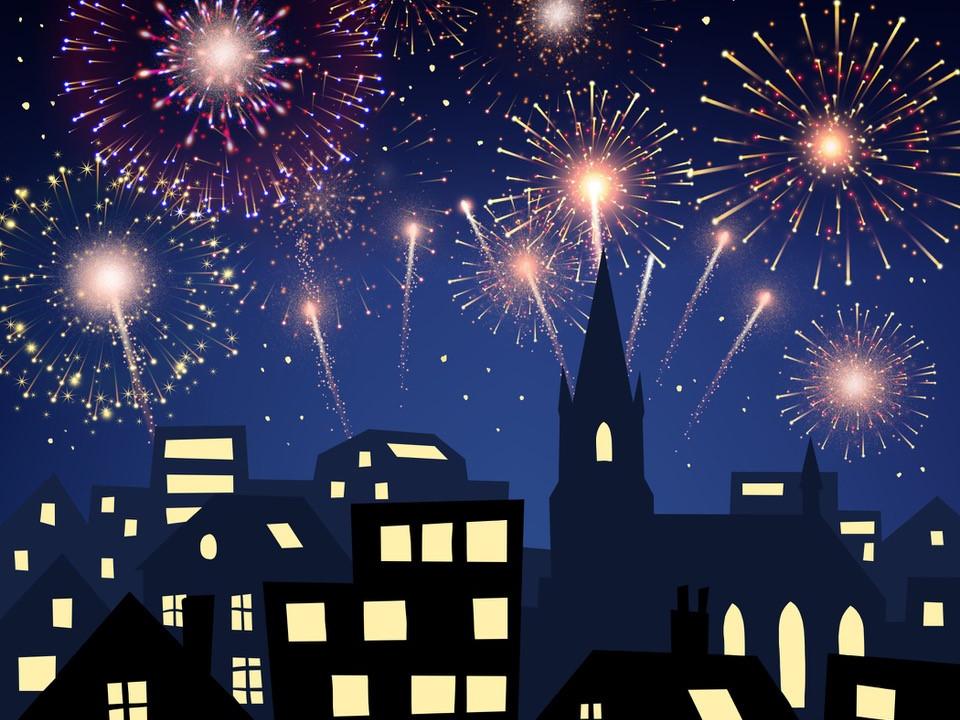 familien234 Symbol Silvester Feuerwerk