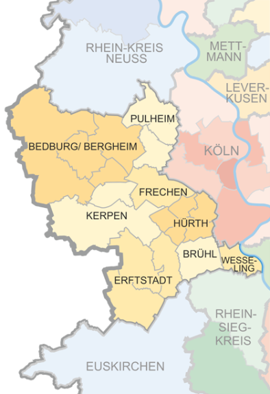 Erftstadt, Kreisdekanat Rhein-Erft-Kreis, Kirchengemeinden