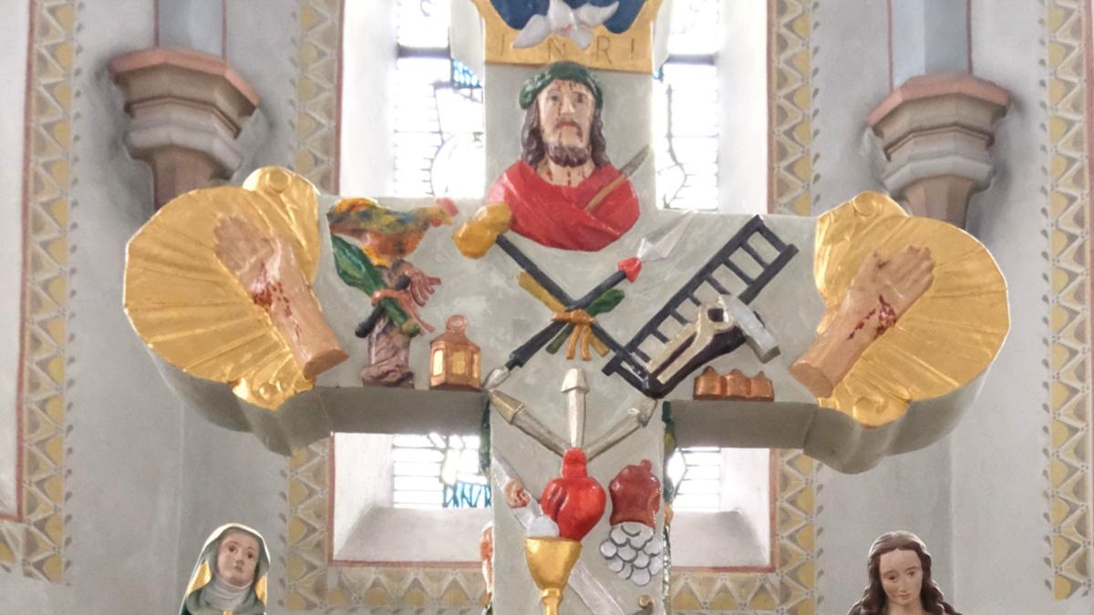 Hermerath, St. Anna, Arma-Christi-Kreuz