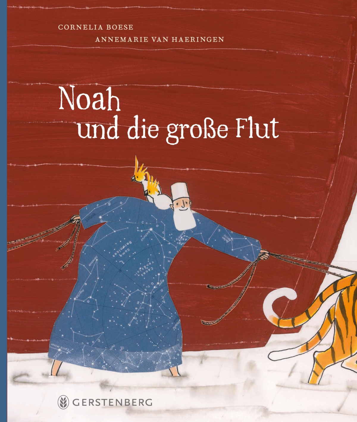 Illustration von Annemarie van Haeringen aus dem Buch „Noah und die große Flut Von Cornelia Boese und Annemarie van Haeringen
