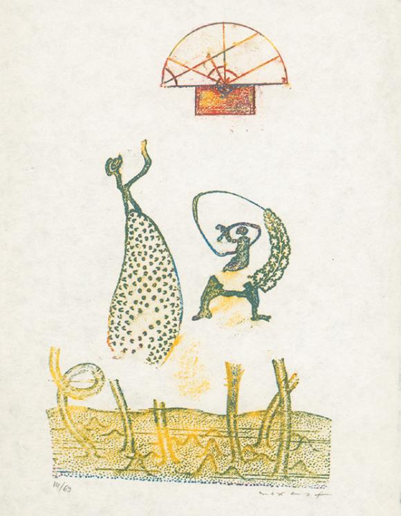 Max Ernst, 'Lewis Carrolls Wunderhorn', Nr. III, 1970