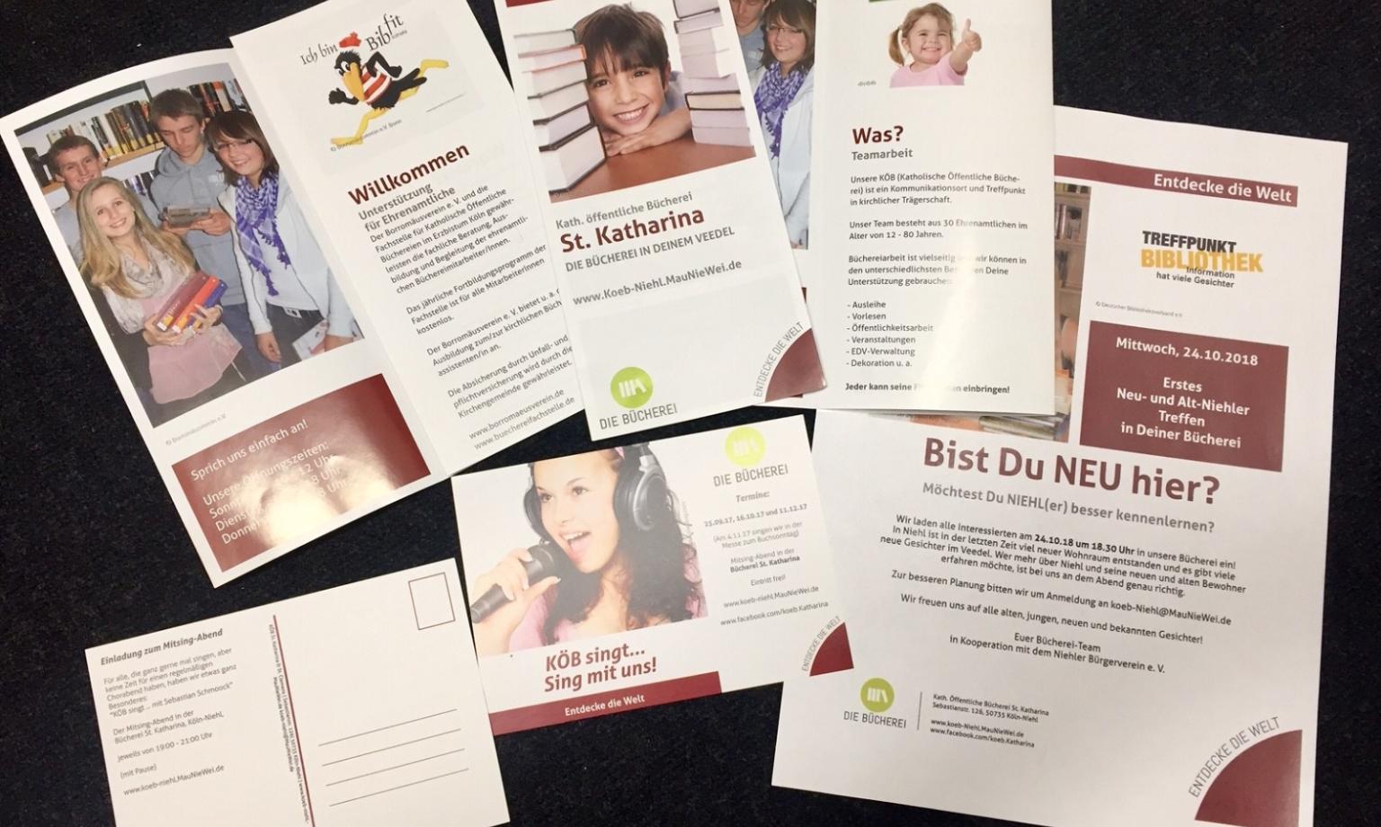 Flyer, Plakate, Visitenkarten, Postkarten und Lesezeichen ... ganz easy erstellt mit catshop