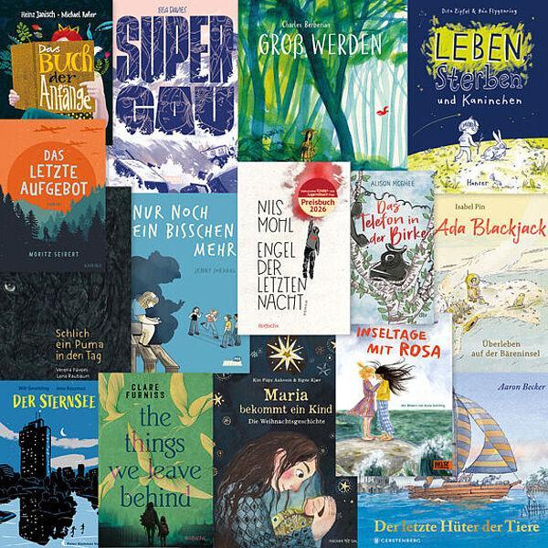 Kinder- und Jugendbuchpreis 2026 Collage