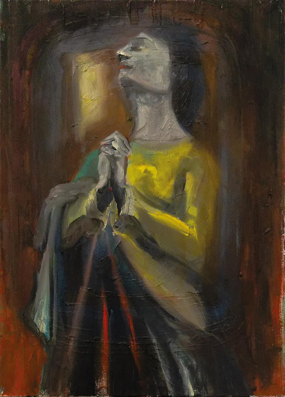 Pray · 2022 · Oil on canvas · 70 x 50 cm