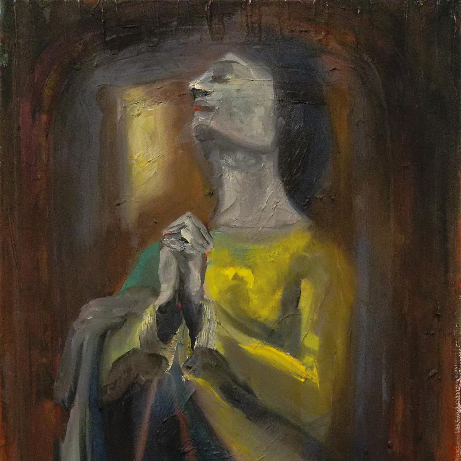 Pray · 2022 · Oil on canvas · 70 x 50 cm