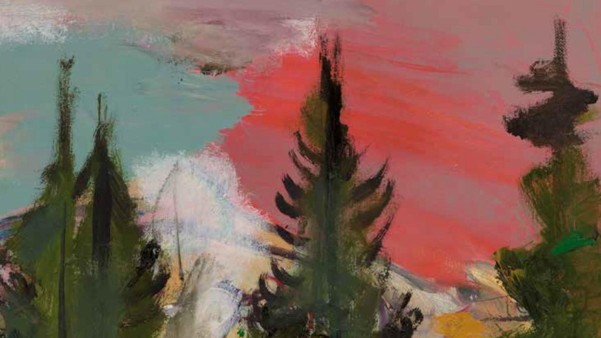 Drei Tannen 2007 Öl auf Lwd. 50 x 60 cm
