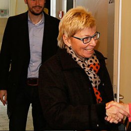 Landtagspräsidentin zu Gast im Berufskolleg Marienberg