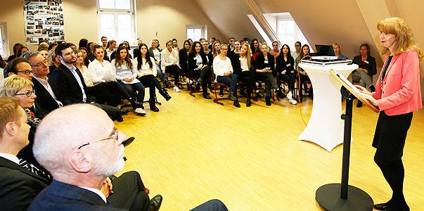 Landtagspräsidentin zu Gast im Berufskolleg Marienberg