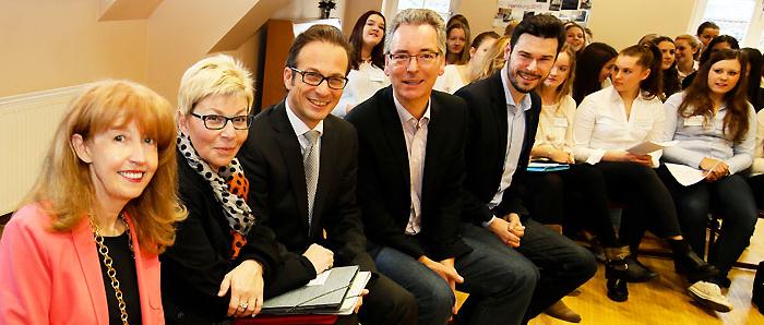 Landtagspräsidentin zu Gast im Berufskolleg Marienberg