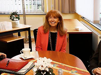 Landtagspräsidentin zu Gast im Berufskolleg Marienberg