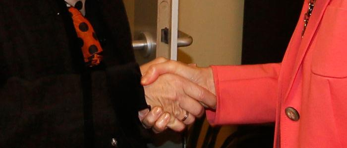 Landtagspräsidentin zu Gast im Berufskolleg Marienberg