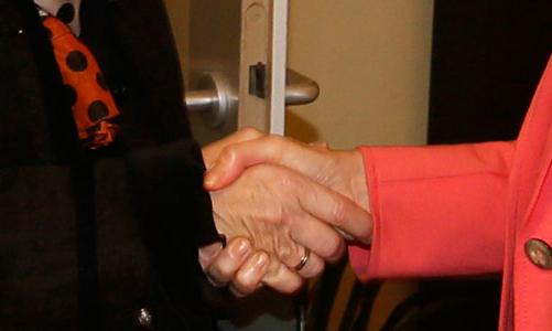 Landtagspräsidentin zu Gast im Berufskolleg Marienberg