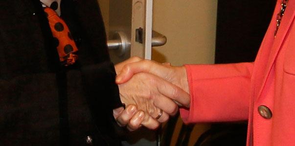 Landtagspräsidentin zu Gast im Berufskolleg Marienberg