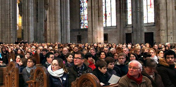 Erzbistum Köln Katholische Freie Schulen Wallfahrt Bildung Erziehung Religion Kirche 100-jähriges Bestehen der Erzbischöflichen Liebfrauenschule in Köln