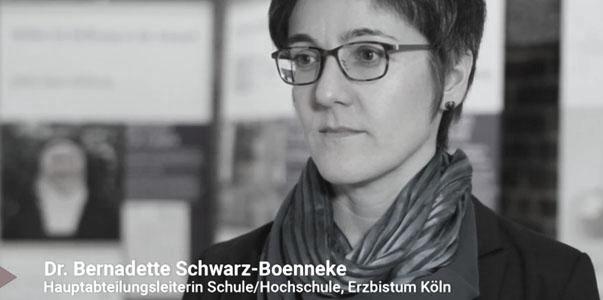 Hauptabteilungsleiterin für Schule/Hochschule Erzbistum Köln Dr. Bernadette Schwarz-Boenneke