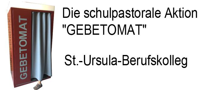 Erzbistum Kön Düsseldorf Gebetomat Schule Religion Bildung