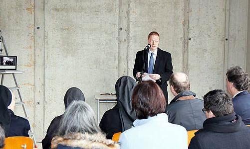 Grundstein Ursulinengymnasium St. Ursula Bornheim Hersel Erzbistum Köln Schulen Gruschka