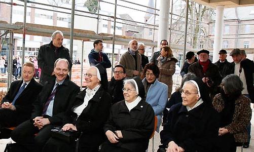 Grundstein Ursulinengymnasium St. Ursula Bornheim Hersel Erzbistum Köln Schulen Gruschka