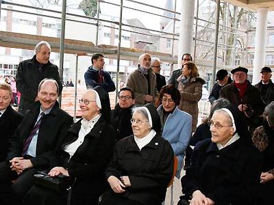 Grundstein Ursulinengymnasium St. Ursula Bornheim Hersel Erzbistum Köln Schulen Gruschka