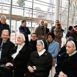 Grundstein Ursulinengymnasium St. Ursula Bornheim Hersel Erzbistum Köln Schulen Gruschka