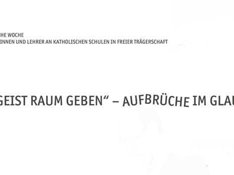 Katholische Freie Schulen Erzbistum Koeln Pädagogische Woche 2017