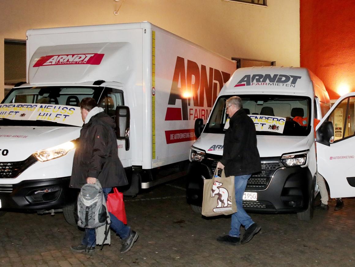 Hausmeister Marienberg Hilfstransport in die Ukraine