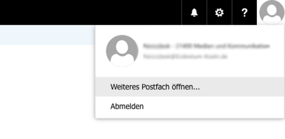 Auch Funktionspostfächer können via OWA genutzt werden.